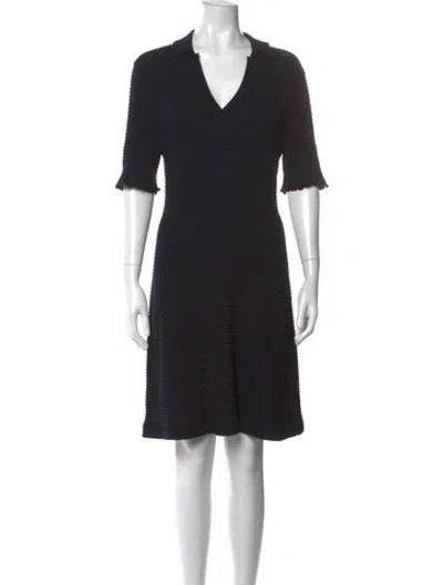 Pre-owned Theory Knee-length Dress W/ Tags In Blue