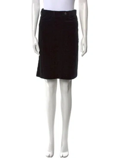 Pre-owned Theory Knee-length Skirt In Black