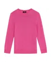 Theory Knit Long-sleeve Jumper In Pink