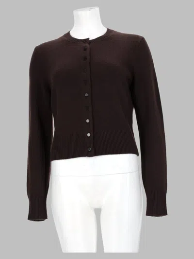 Theory Knit Mini Sweatshirt In Brown