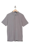 Theory Knit Polo In Gray