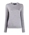 Theory Knitted Jumper In Gray