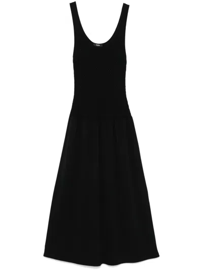 THEORY KNITTED MIDI DRESS