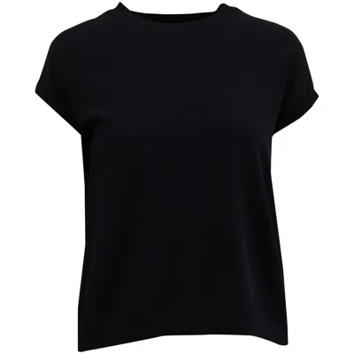 Pre-owned Theory Knitted Shirt In Navy Blue Polyester In Black