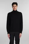 Theory Hilles Turtleneck Sweater In Cashmere In Black