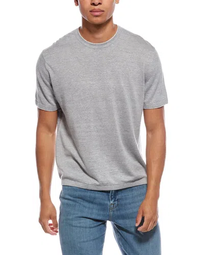 Theory Kolben Linen-blend T-shirt