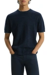 Theory Kolben Short Sleeve Crewneck Tee In New Baltic