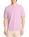 Theory Kolben Linen Tee In Pink