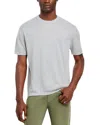 Theory Kolben Short Sleeve Crewneck Tee In Grey Heather
