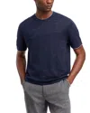 Theory Kolben Short Sleeve Crewneck Tee In New Baltic