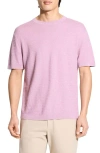 Theory Kolben Linen Tee In Pink