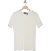 Theory Kovin Nebulous Slubbed T-shirt In Ivory