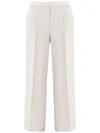 THEORY THEORY L0109223 BEIGE WOMAN TROUSERS