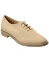 Theory Lace-up Canvas Loafer In Beige