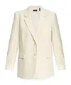 Theory Lapel Long-sleeved Suit Jacket In Yellow