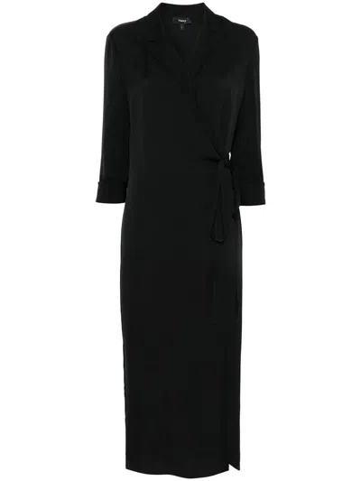 Theory Lapel Overlap Dr.mod Clothing In Black