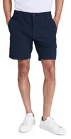 Theory Curtis Slim Fit Internal Drawstring Shorts In Baltic