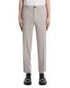 Theory Larin Drawstring Pant In Stretch Wool In Sand Melange