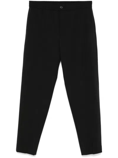 Theory Larin Trousers In Charcoal Melange