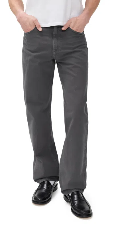 Theory Laurence Jeans X In Twill Denim 2 Carbon In Gray