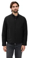 Theory Layering Jacket In Motion Nylon Black In Black