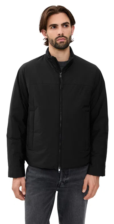 Theory Layering Jacket In Motion Nylon Black