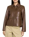Theory Patch Boxy Jacket In Clove