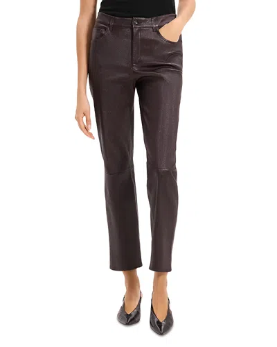 THEORY LEATHER PANTS