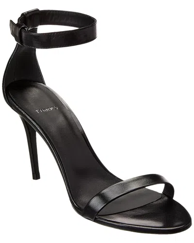 Theory Leather Sandal In Black