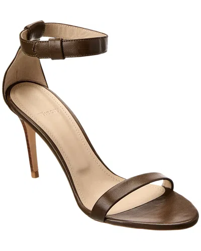 THEORY THEORY LEATHER SANDAL