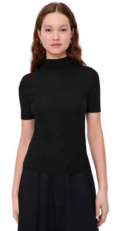 Theory Leenda Solid Pullover Black