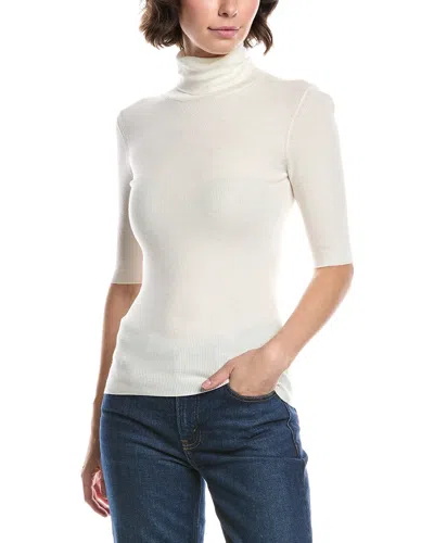 Theory Lenda Wool Top In White