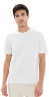 Theory Light Bilen Knit Soris Tee White In White