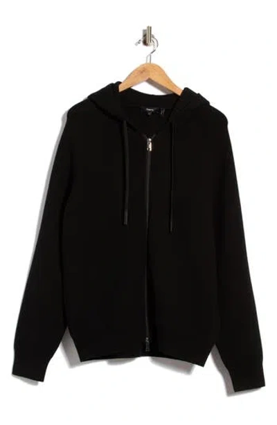 Theory Light Bilen Zip Hoodie In Black
