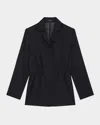 Theory Lightweight Cinched Wool Jacket
