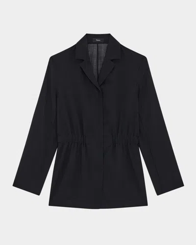 Theory Lightweight Cinched Wool Jacket