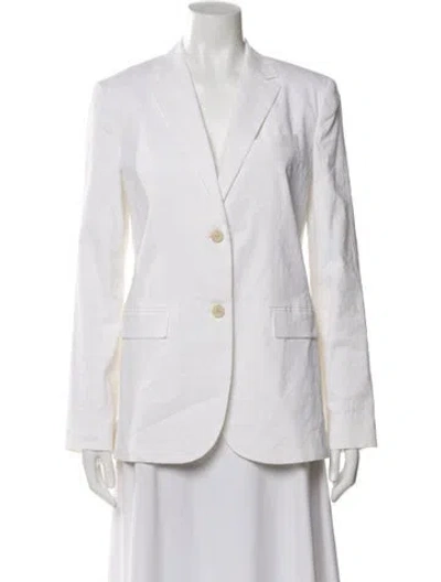 Pre-owned Theory Linen Blazer In Multi