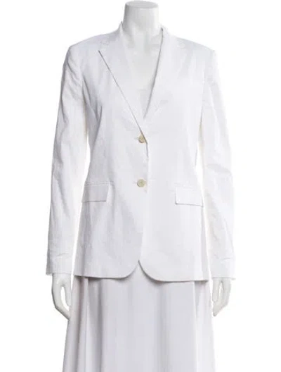 Pre-owned Theory Linen Blazer In Multi