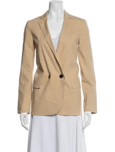 Pre-owned Theory Linen Blazer In Neutral