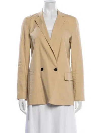 Pre-owned Theory Linen Blazer In Neutral
