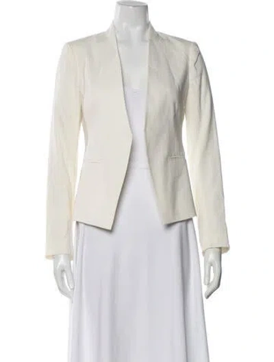 Pre-owned Theory Linen Blazer In Neutral