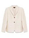 Theory Oversized Crunch Linen Blazer In Nude