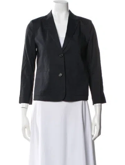 Pre-owned Theory Linen Blazer W/ Tags In Green