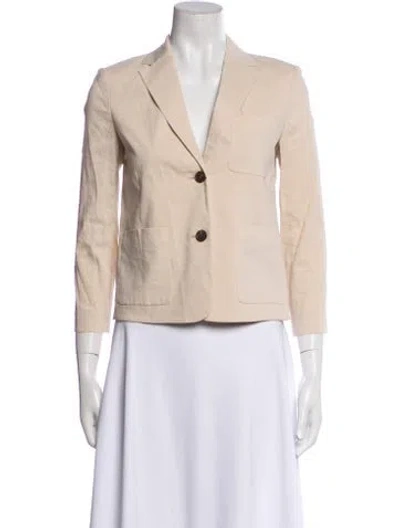 Pre-owned Theory Linen Blazer W/ Tags In Neutral