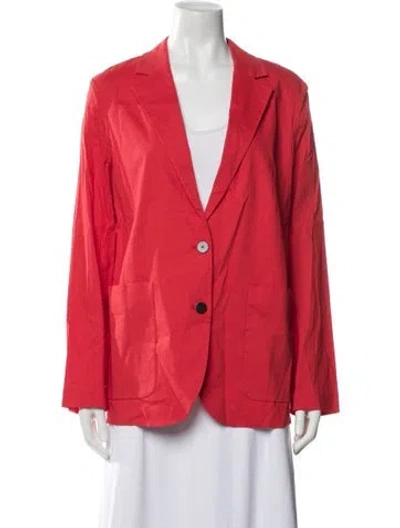 Pre-owned Theory Linen Blazer W/ Tags In Red