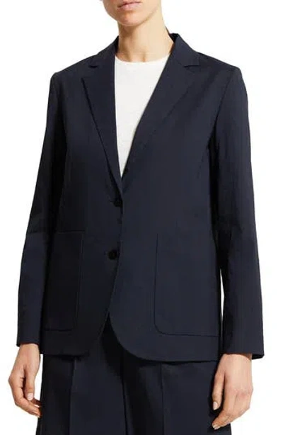 THEORY THEORY LINEN BLEND BLAZER