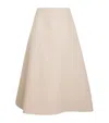 Theory Shantung Silk Sleeveless Crop Polo Top In Neutral