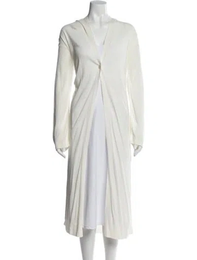 Pre-owned Theory Linen Cowl Neck Sweater W/ Tags In Neutral