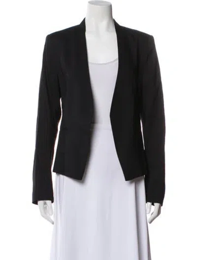 Pre-owned Theory Linen Evening Jacket In Gray