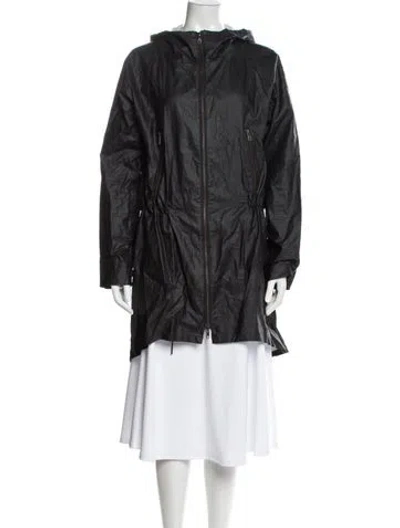 Pre-owned Theory Linen Jacket In Black